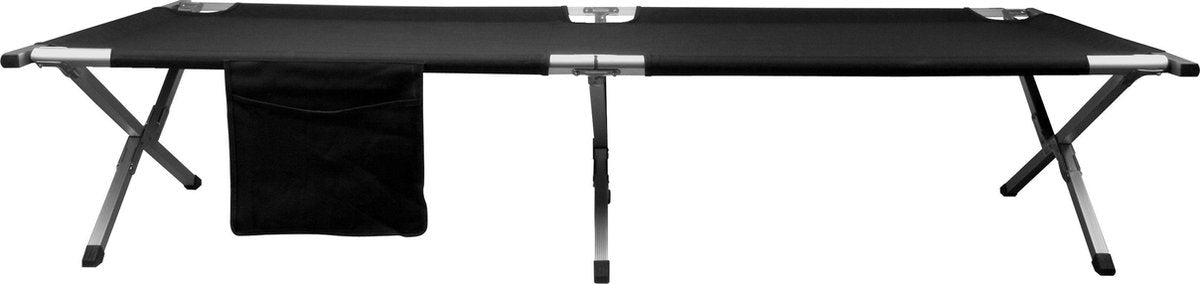 Abbey Camp Campingbed Luxe - XXL - Zwart