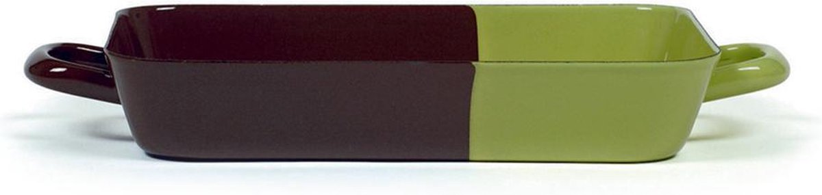Ovenschaal - 29 x 18 cm - Chocolade Pistache Met handgreep - 29 cm - Pan | Mat | Koken | Keuken | RVS Pan | Pannenset