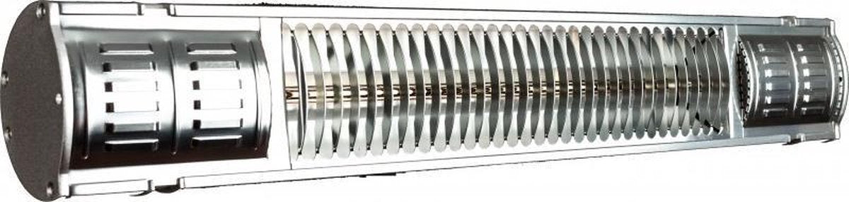 Aluminium infrarood-verwarmer voor montage aan de muur of op een statief vanInfralogic