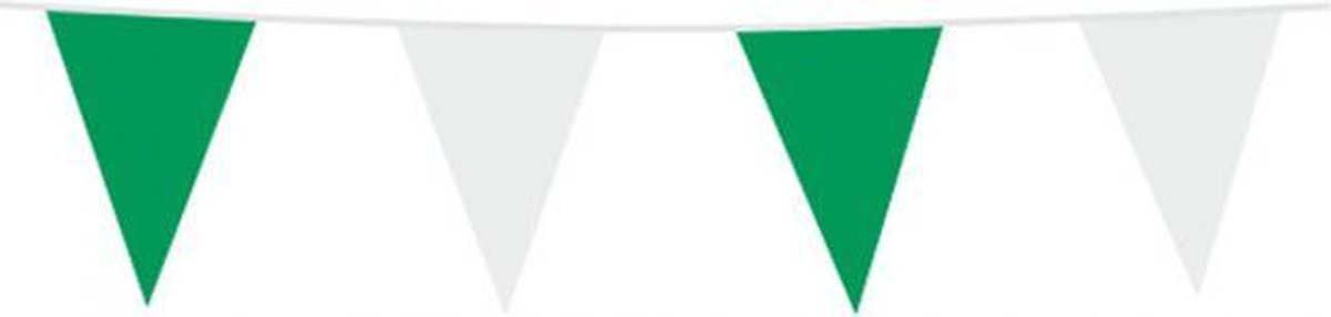 Vlaggenlijn Groen/ Wit