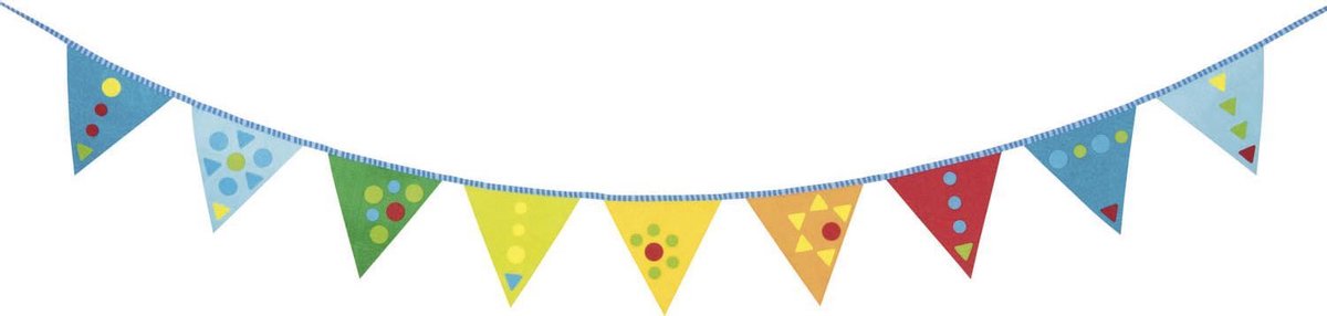Goki Bunting with stickers