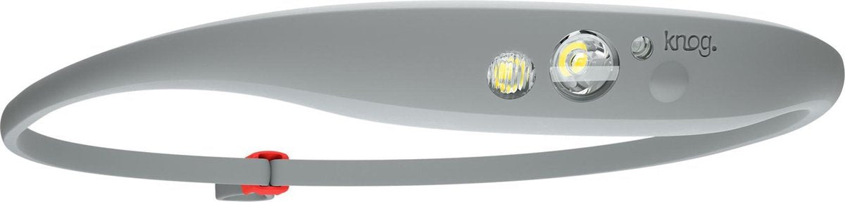 Knog Quokka - Hoofdlamp - Grey - Lichtgewicht - 80 Lumen - Waterdicht