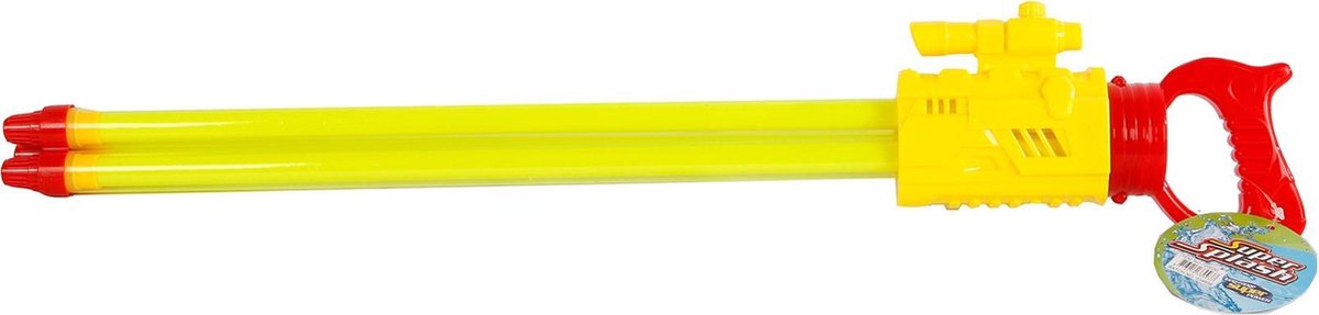 Supersplash Waterpistool Drie Stralen Junior 59 Cm Geel/rood