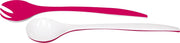 Zak!Designs Twotone Saladebestek - Melamine - 32 cm - Berry/Wit