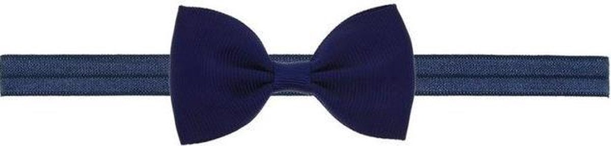 JillyBee - Haarband - Haren - Band - Baby - Strik - Fijn - Blauw