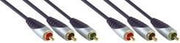 Bandridge SVL3305 5m 3 x RCA Zwart