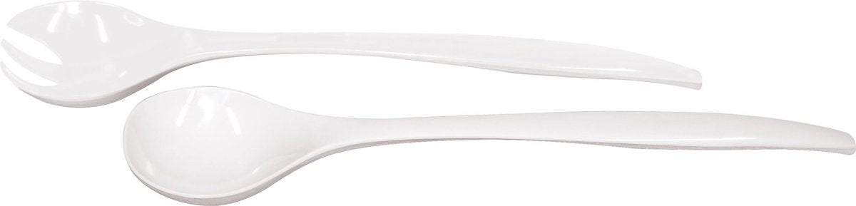 Zak!Designs Twotone Saladebestek - Melamine - 32 cm - Wit
