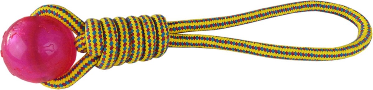 Geweven touw met bal 36cm 150-160gr