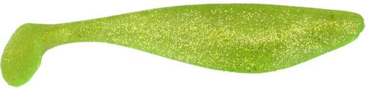 Shad 10 cm 4 inch chartreuse shine