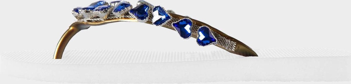 Uzurii Heart Blue dames slippers