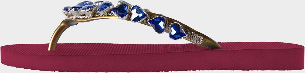 Uzurii Heart Blue dames slippers
