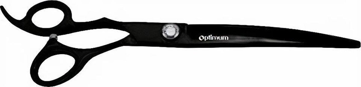 Optimum Professional Schaar Gebogen Linkshandig Zwart 20