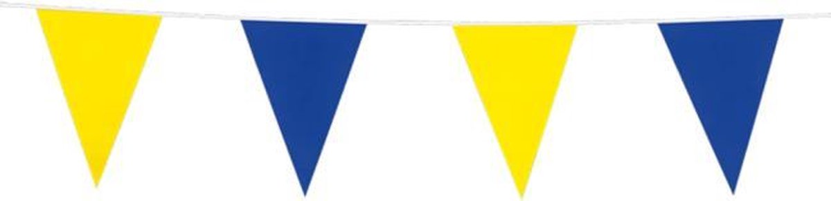 Vlaggenlijn Blauw/ Geel