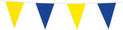 Vlaggenlijn Blauw/ Geel