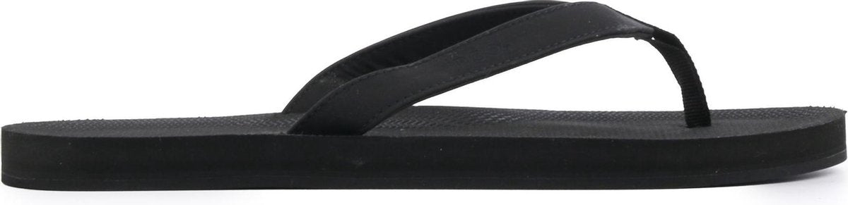 Indosole Mannen Rubber  Slippers / Herenschoenen Essential - Zwart - Maat 47/48