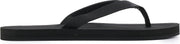 Indosole Mannen Rubber  Slippers / Herenschoenen Essential - Zwart - Maat 45/46