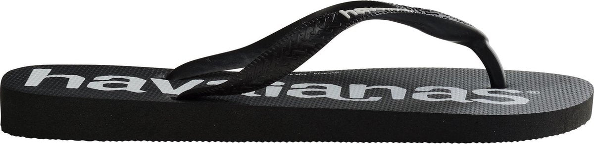 Havaianas Top Logomania Heren Slippers - Black - Maat 41/42