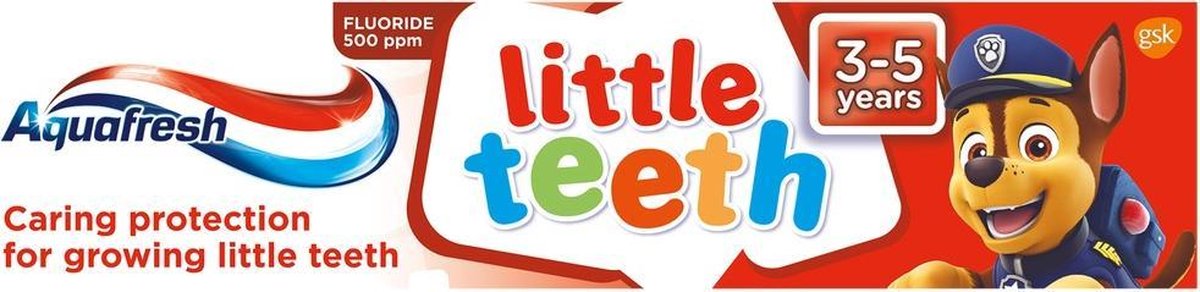 Aquafresh - Little Teeth Toothpaste Toothpaste Psi Patrol 50Ml