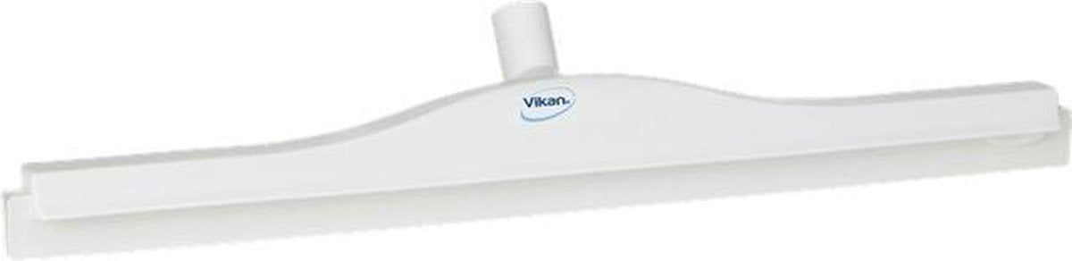 Hygiënische vloertrekker flexibele nek 60 cm breed polypropyleen dubbelblad cassette max. 100° C.