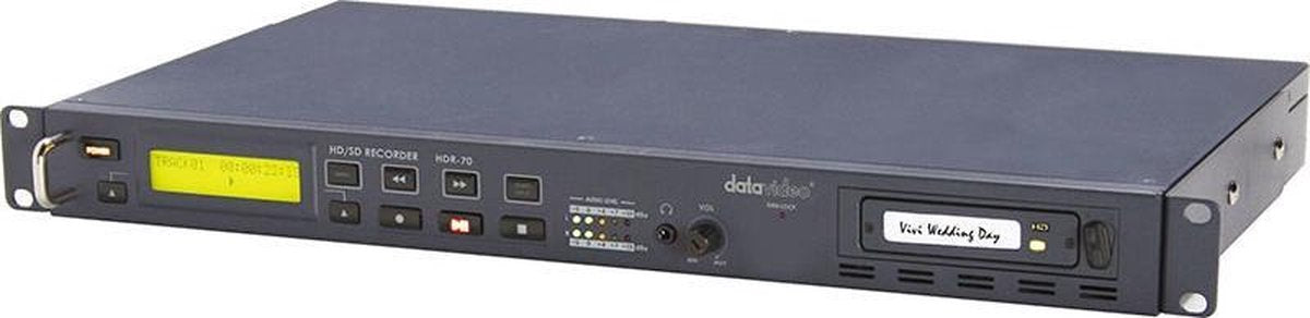 DataVideo HDR-70 digitale video recorder Zwart
