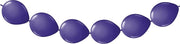 Paarse Ballonnenslinger - Knoopballonnen - 3 meter