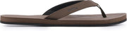 Indosole Mannen Rubber  Slippers / Herenschoenen Essential - Bruin - Maat 45/46