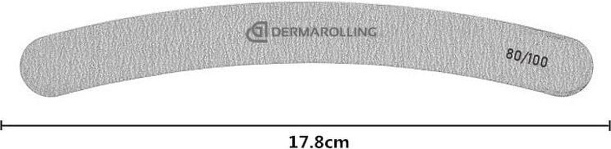 Dermarolling Professionele Nagelvijl Banana Grit 80/100