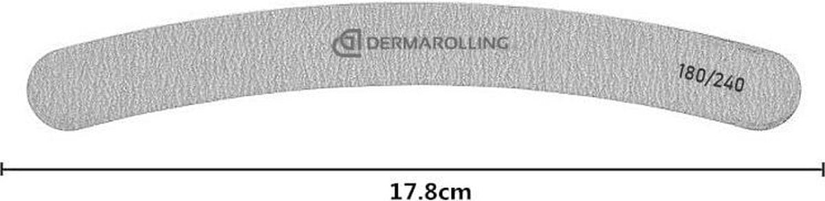 Dermarolling Professionele Nagelvijl Banana Grit 180/240