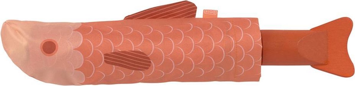 Doiy Paraplu Vis 98 X 98 X 62 Cm Aluminium/polyester Grijsblauw