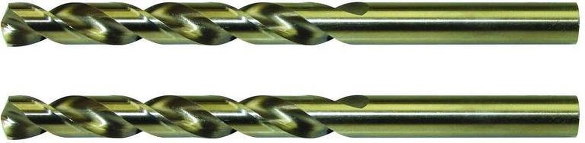 Westfalia Cobalt HSS staal spiraalboren 8mm 2 stuks