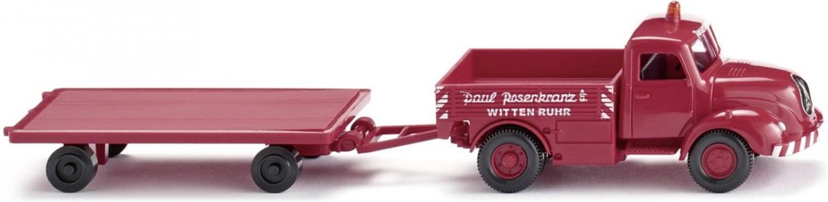 WIKING Magirus S 3500 Schwerlastzug 'Rosenkranz' schaalmodel 1:87