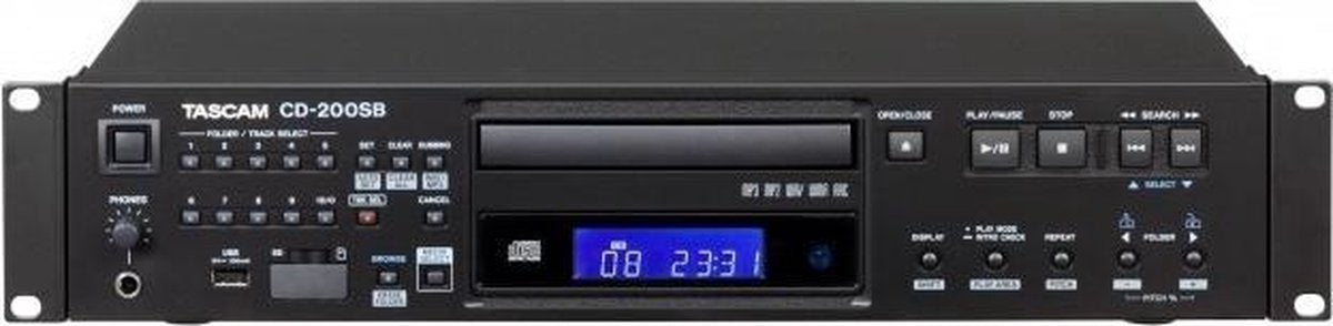Tascam CD-200SB cd-speler Zwart