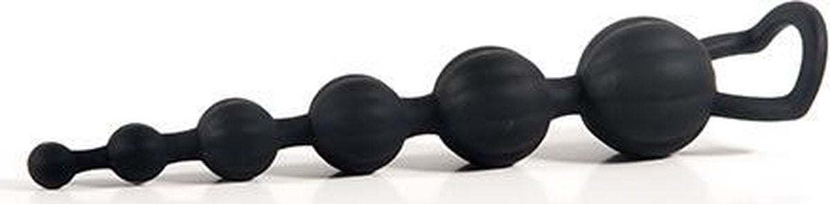 Evolved Anaal Snoer Butt Beads - zwart