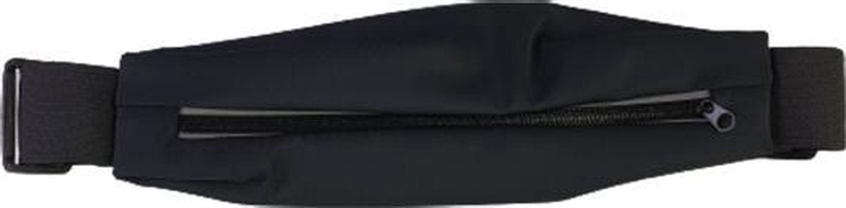 Running belt - Hardloop belt - Hardloop riem - Fitness / Sport - Waist - Zwart - Polyester - One Size