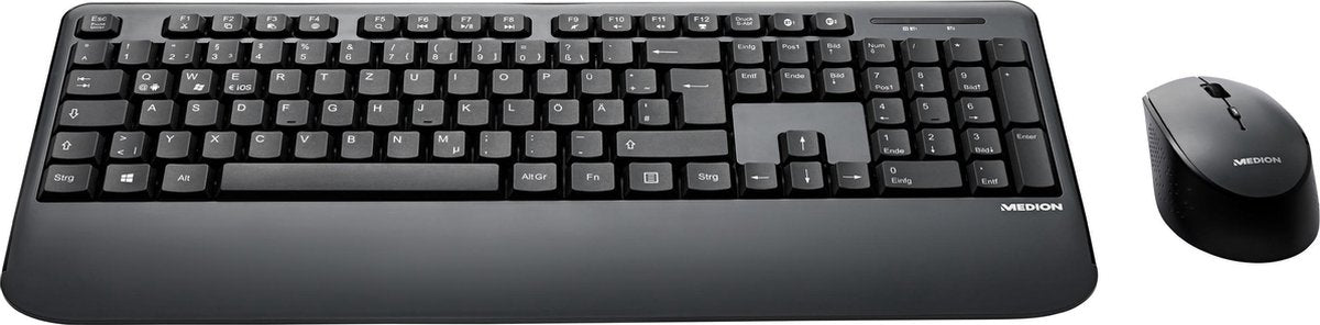MEDION LIFE E81114 Bluetooth draadloze toetsenbord / muis set | eenvoudige en snelle installatie | ergonomisch