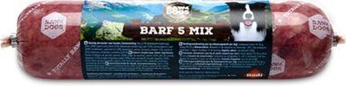 Raw4dogs worst barf 5 mix - 450 gr - 12 stuks