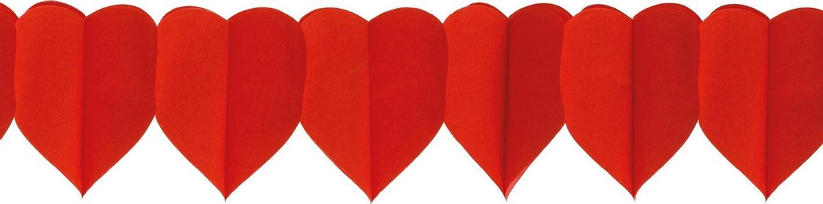 Tib Slinger Hearts 2 Meter Papier Rood