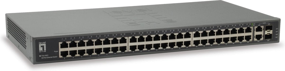 LevelOne FGU-5021 netwerk-switch Fast Ethernet (10/100) Grijs