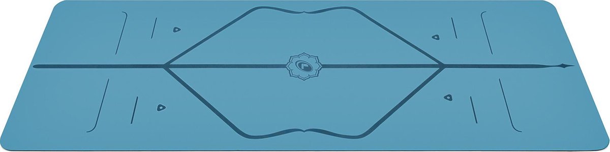 Liforme Travel Yoga mat - Blauw - Incl. Yogatas (2MM - 1