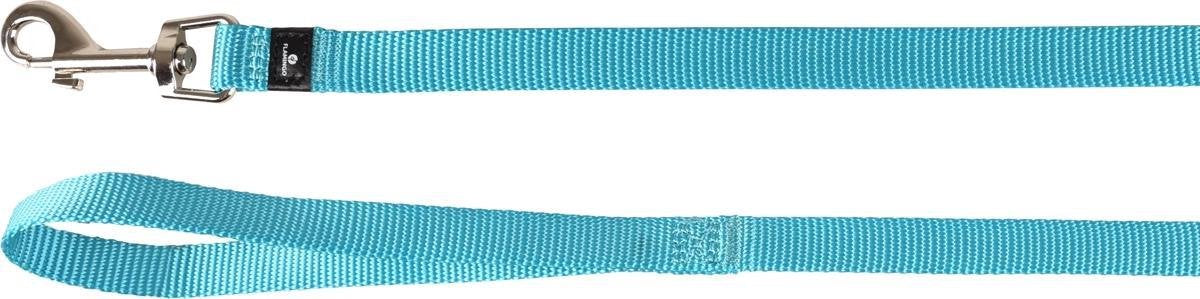 Looplijn ziggi turquoise 130 cm 25 mm Flamingo