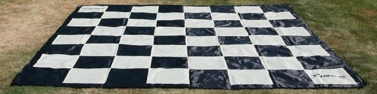 Buiten nylon schaakbord - voor stukken 31 cm
