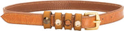 RelaxPets - Imperial Riding - Sporenriempjes - Kwaliteitsleer - Crocoleer - Strass Steentjes - Brown Cognac - 52 cm