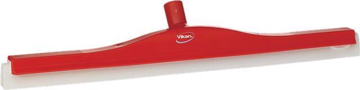 Vikan 7764-4 klassieke vloertrekker rood 60cm met flexibele nek en witte cassette