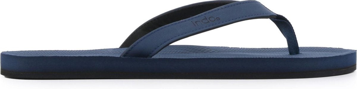Indosole Mannen Rubber  Slippers / Herenschoenen Essential - Blauw - Maat 47/48