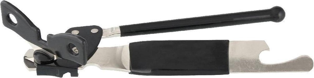 Fackelmann Blik- En Flesopener 15 Cm Zilver/zwart