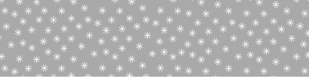 Damast papier Ster zilver 1.18x10mtr Kerstartikelen