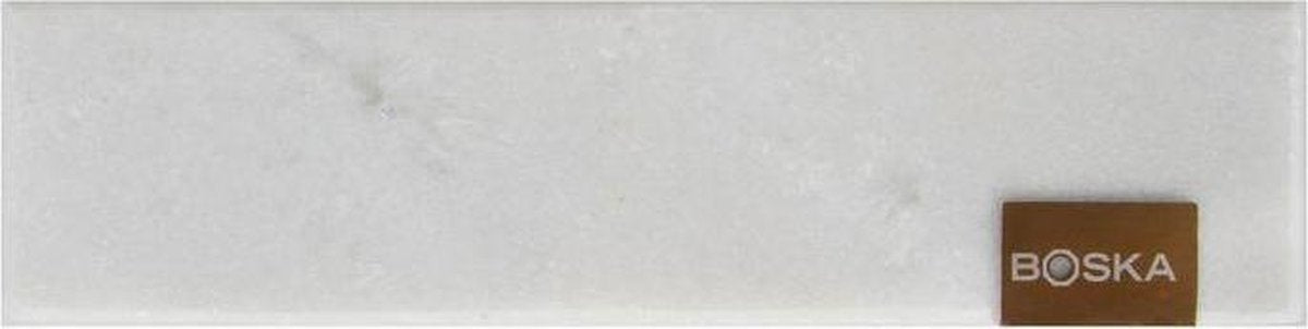 Boska Choco Serveerplank S - Chocolade Plank - Marmer - Wit/Koper - 20x5 cm