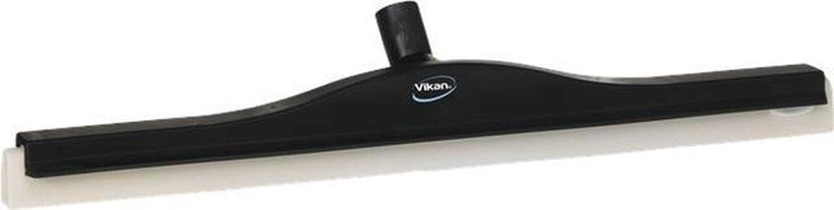 Vikan 77649 klassieke vloertrekker zwart 60cm met flexibele nek en witte cassette