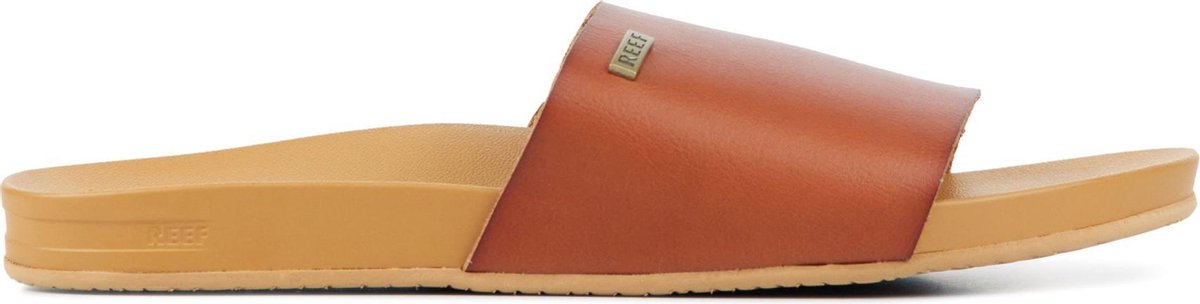 Reef Vrouwen Leren  Slippers / Damesschoenen Cushion scout - Oranje - Maat 40