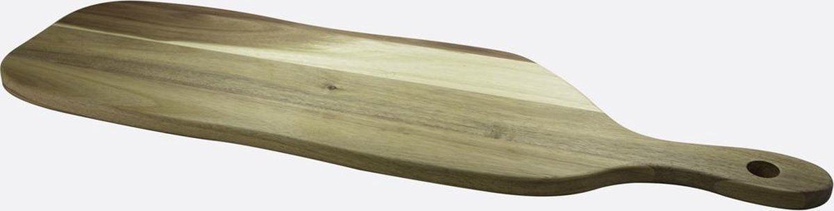 Point-Virgule serveerplank uit acaciahout - met handvat - 76x22x1.8cm